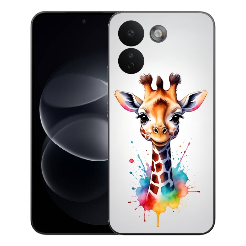 Gélový kryt mmCase na Xiaomi Redmi Note 17 Pro Max 5G - žirafa 1