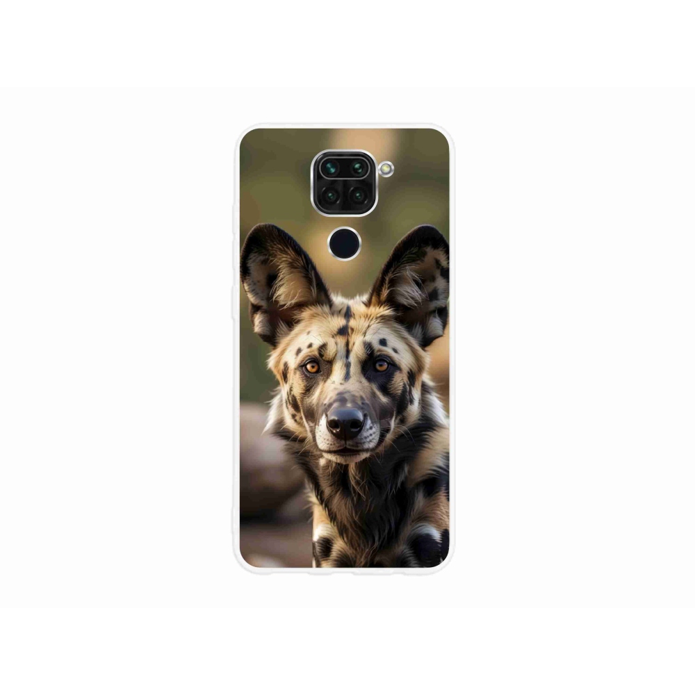 Gélový kryt mmCase na Xiaomi Redmi Note 9 - africký divoký pes