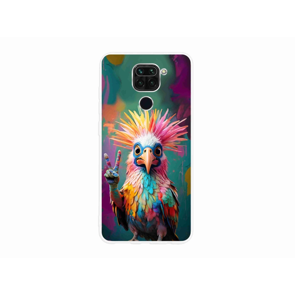 Gélový kryt mmCase na Xiaomi Redmi Note 9 - farebný rebel