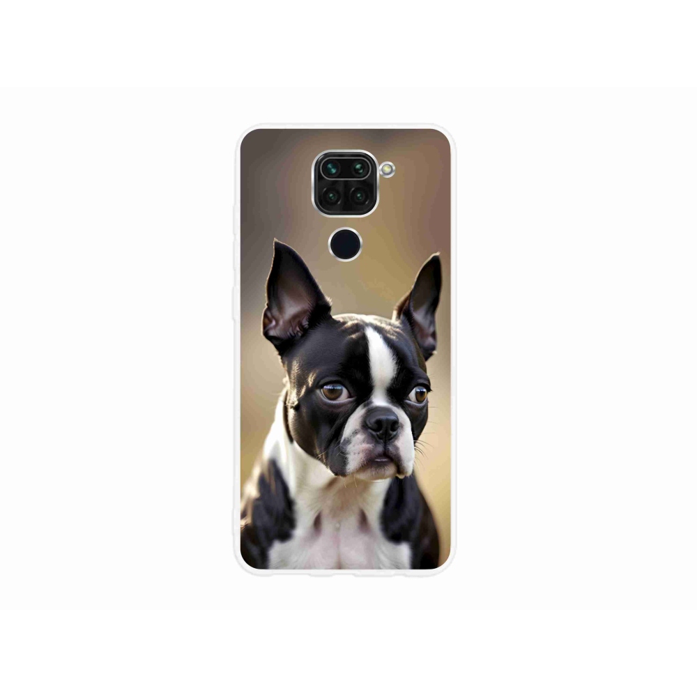Gélový kryt mmCase na Xiaomi Redmi Note 9 - bostonský teriér