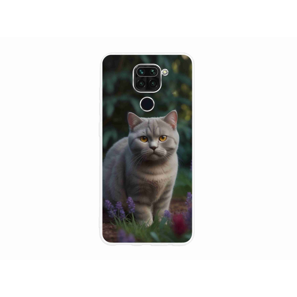 Gélový kryt mmCase na Xiaomi Redmi Note 9 - britská mačka