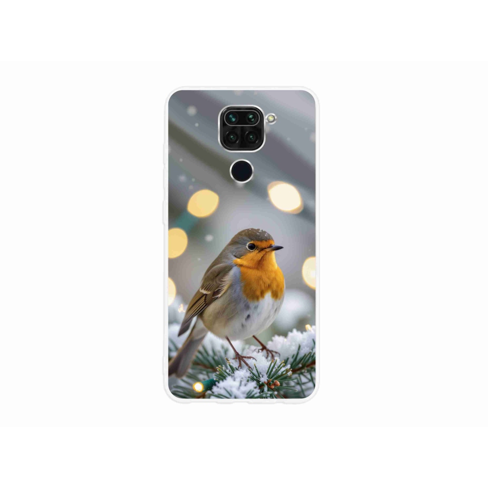 Gélový kryt mmCase na Xiaomi Redmi Note 9 - červienka v zime