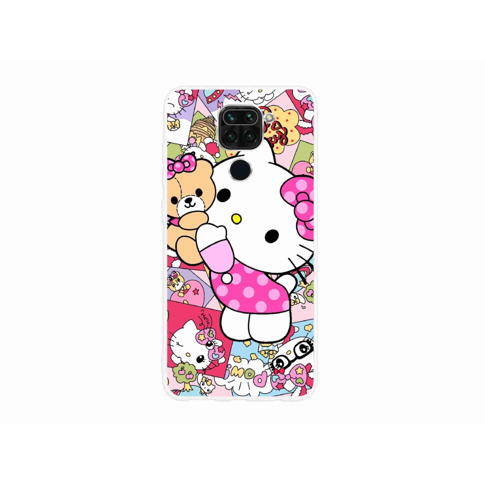 Gélový kryt mmCase na Xiaomi Redmi Note 9 - cute kitty