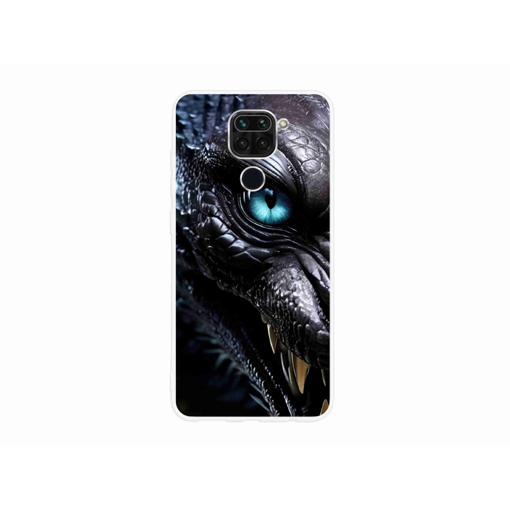 Gélový kryt mmCase na Xiaomi Redmi Note 9 - dračí pohľad