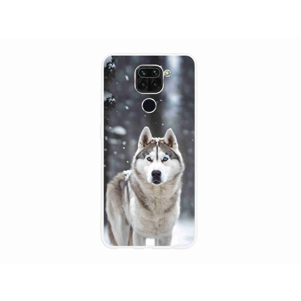 Gélový kryt mmCase na Xiaomi Redmi Note 9 - husky 2