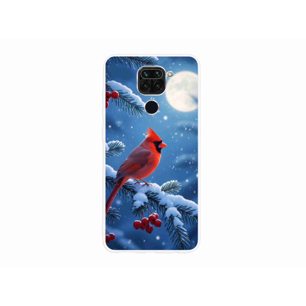 Gélový kryt mmCase na Xiaomi Redmi Note 9 - kardinál červený