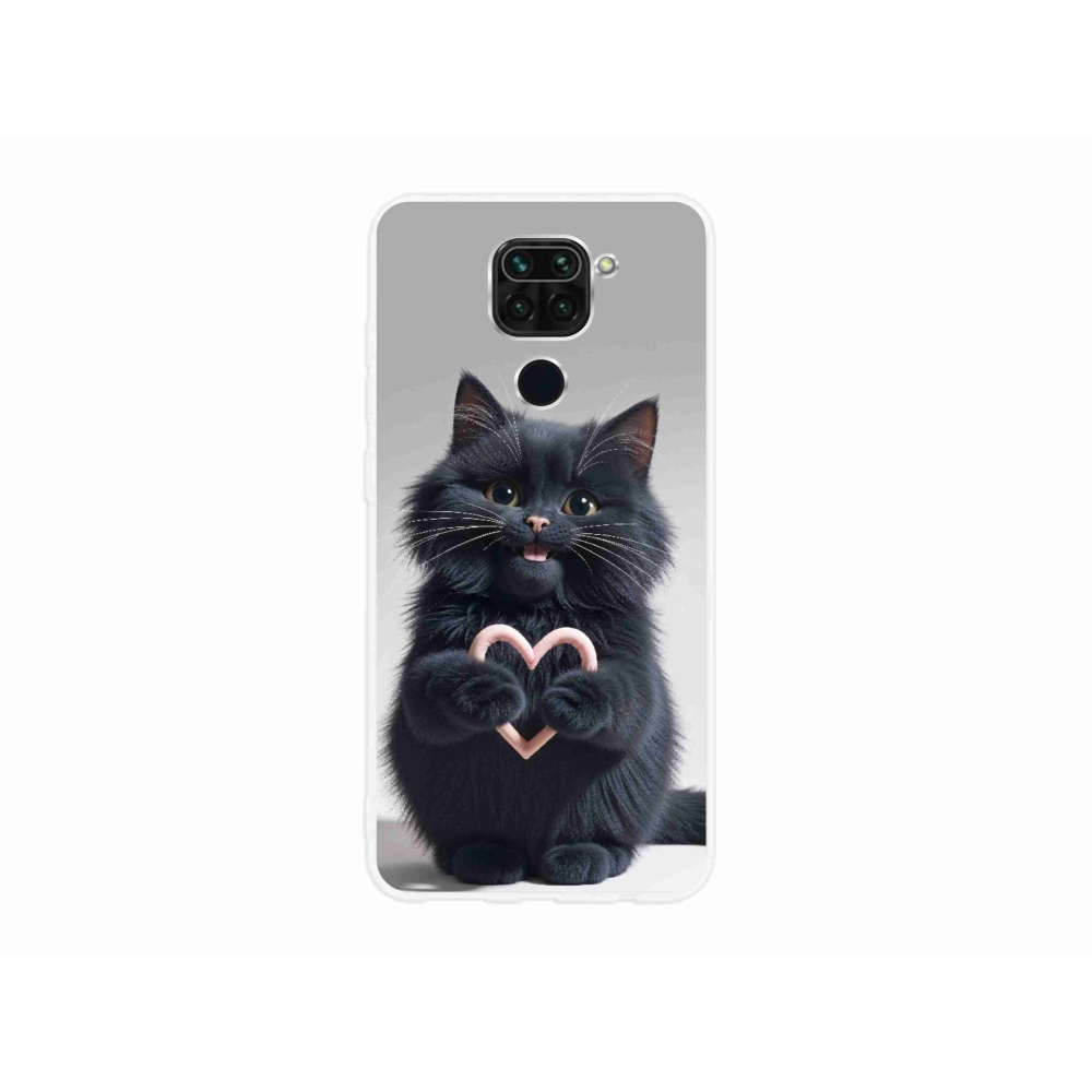 Gélový kryt mmCase na Xiaomi Redmi Note 9 - mačacia láska 3