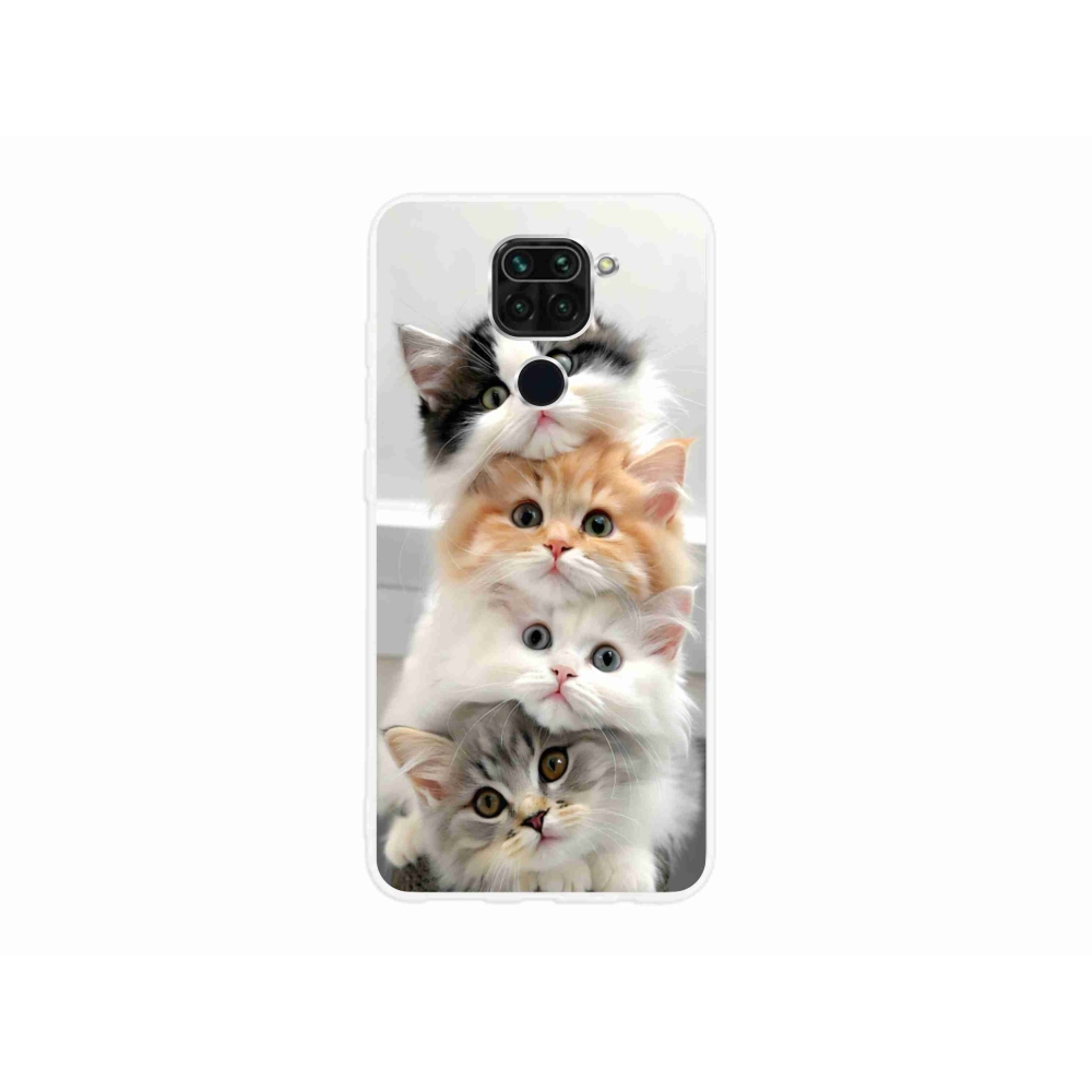 Gélový kryt mmCase na Xiaomi Redmi Note 9 - mačacia partia