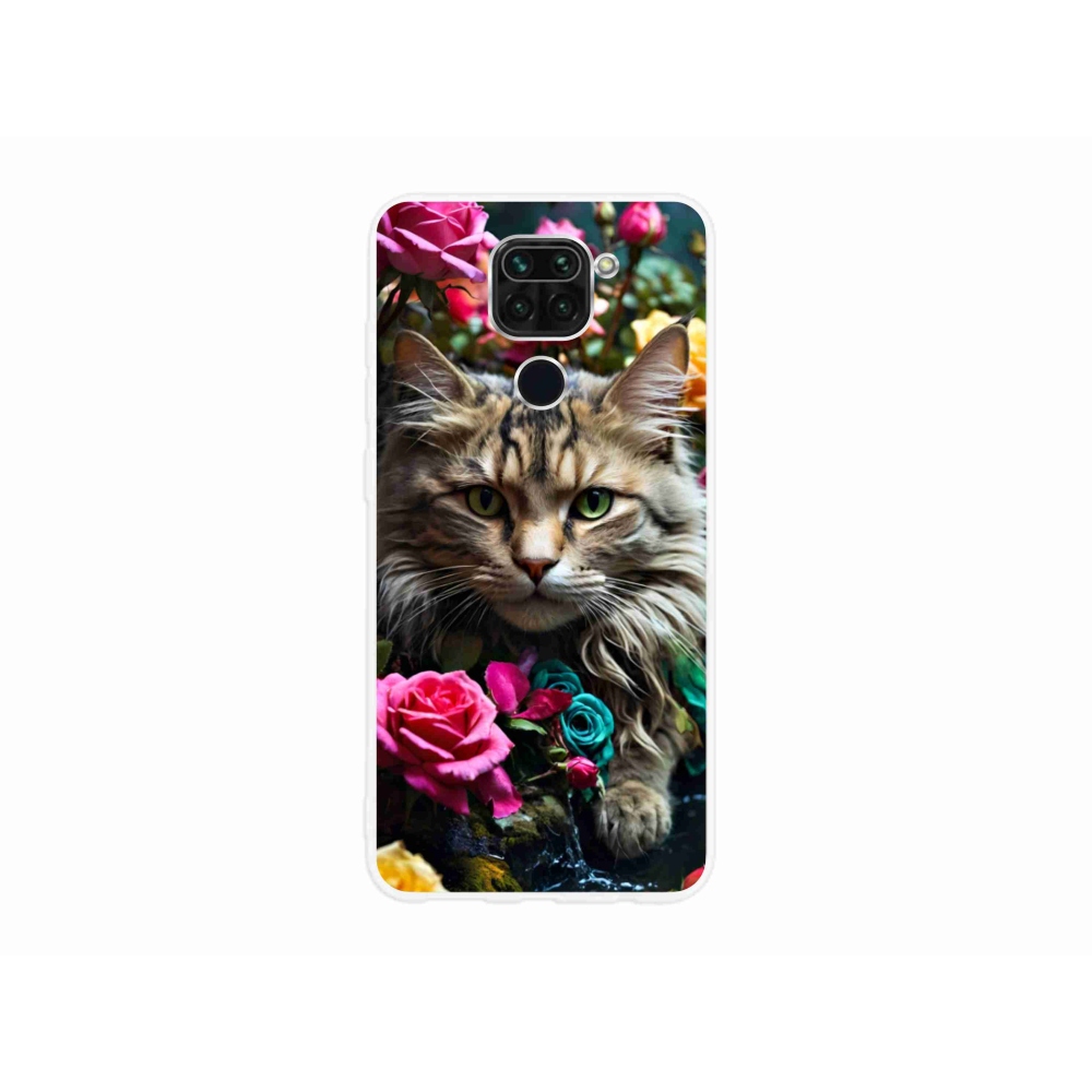 Gélový kryt mmCase na Xiaomi Redmi Note 9 - mačacie pohľad 2