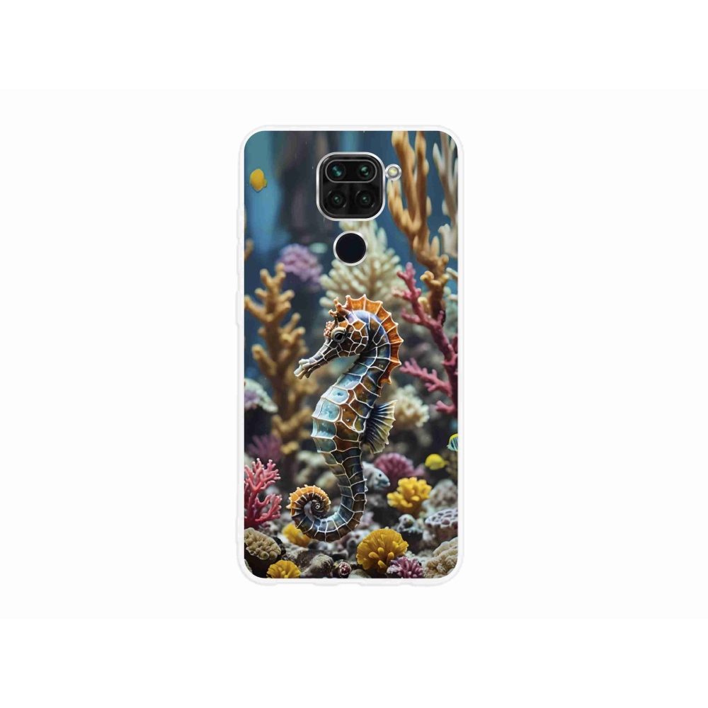 Gélový kryt mmCase na Xiaomi Redmi Note 9 - morský koník 2