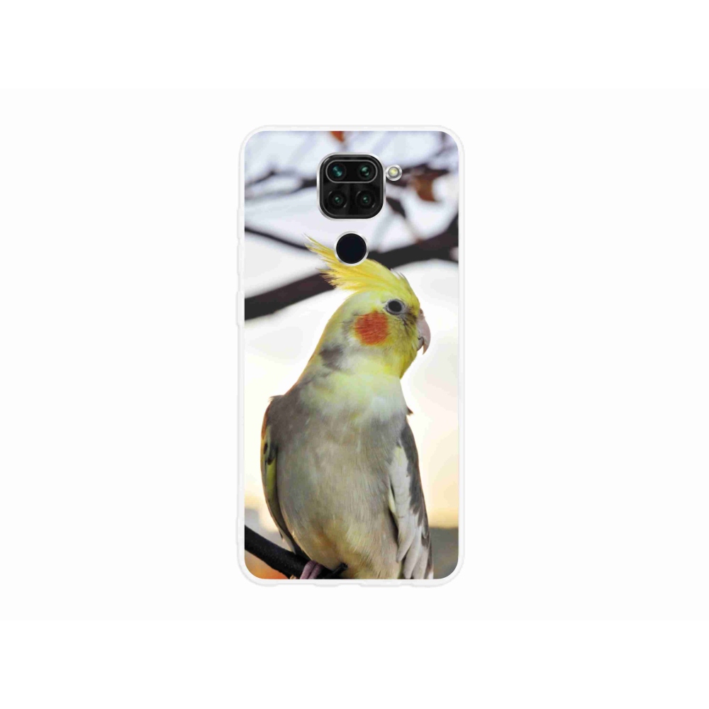 Gélový kryt mmCase na Xiaomi Redmi Note 9 - papagáj korela