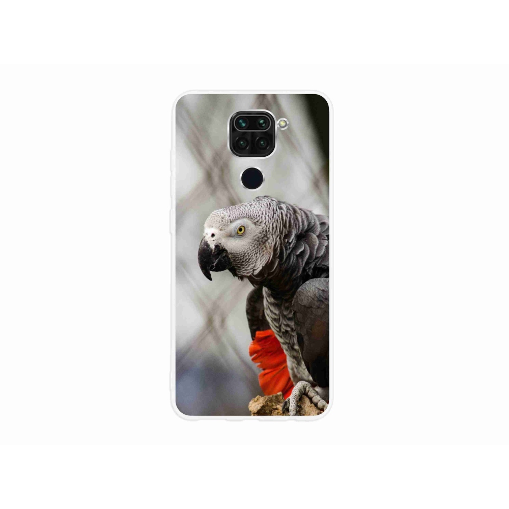 Gélový kryt mmCase na Xiaomi Redmi Note 9 - papagáj žako 3