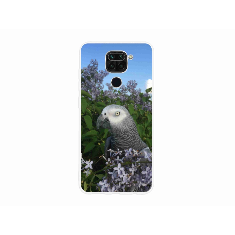 Gélový kryt mmCase na Xiaomi Redmi Note 9 - papagáj žako