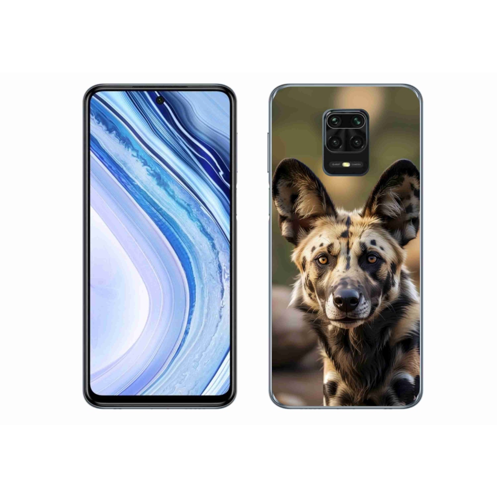 Gélový kryt mmCase na Xiaomi Redmi Note 9 Pro - africký divoký pes