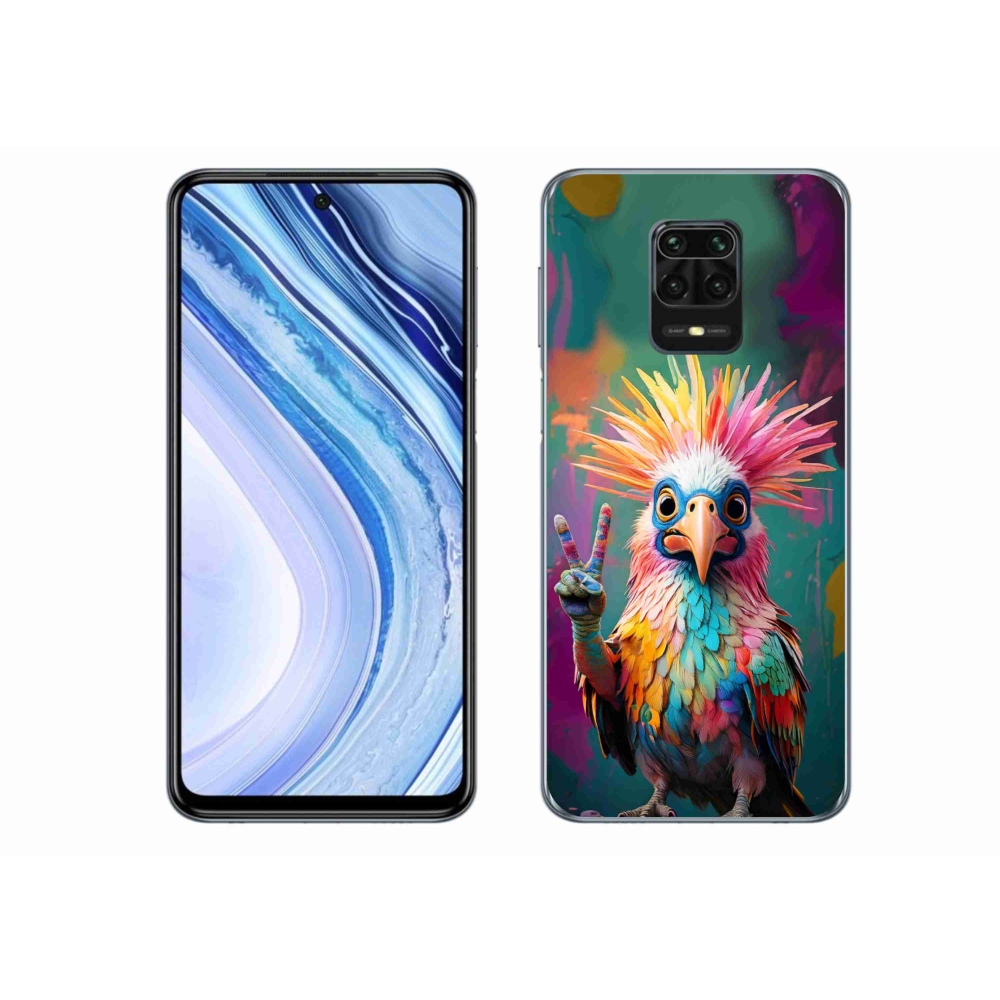 Gélový kryt mmCase na Xiaomi Redmi Note 9 Pro - farebný rebel