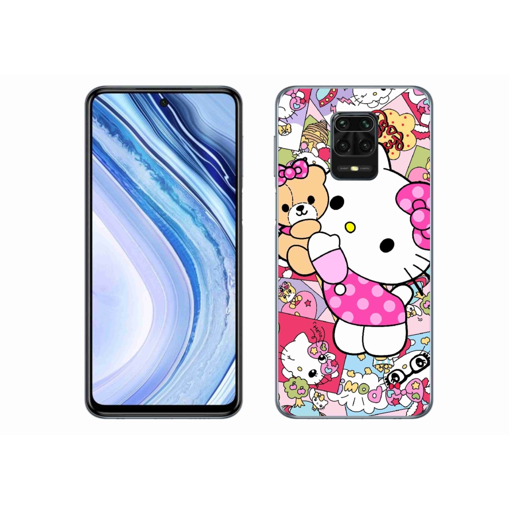 Gélový kryt mmCase na Xiaomi Redmi Note 9 Pro - cute kitty