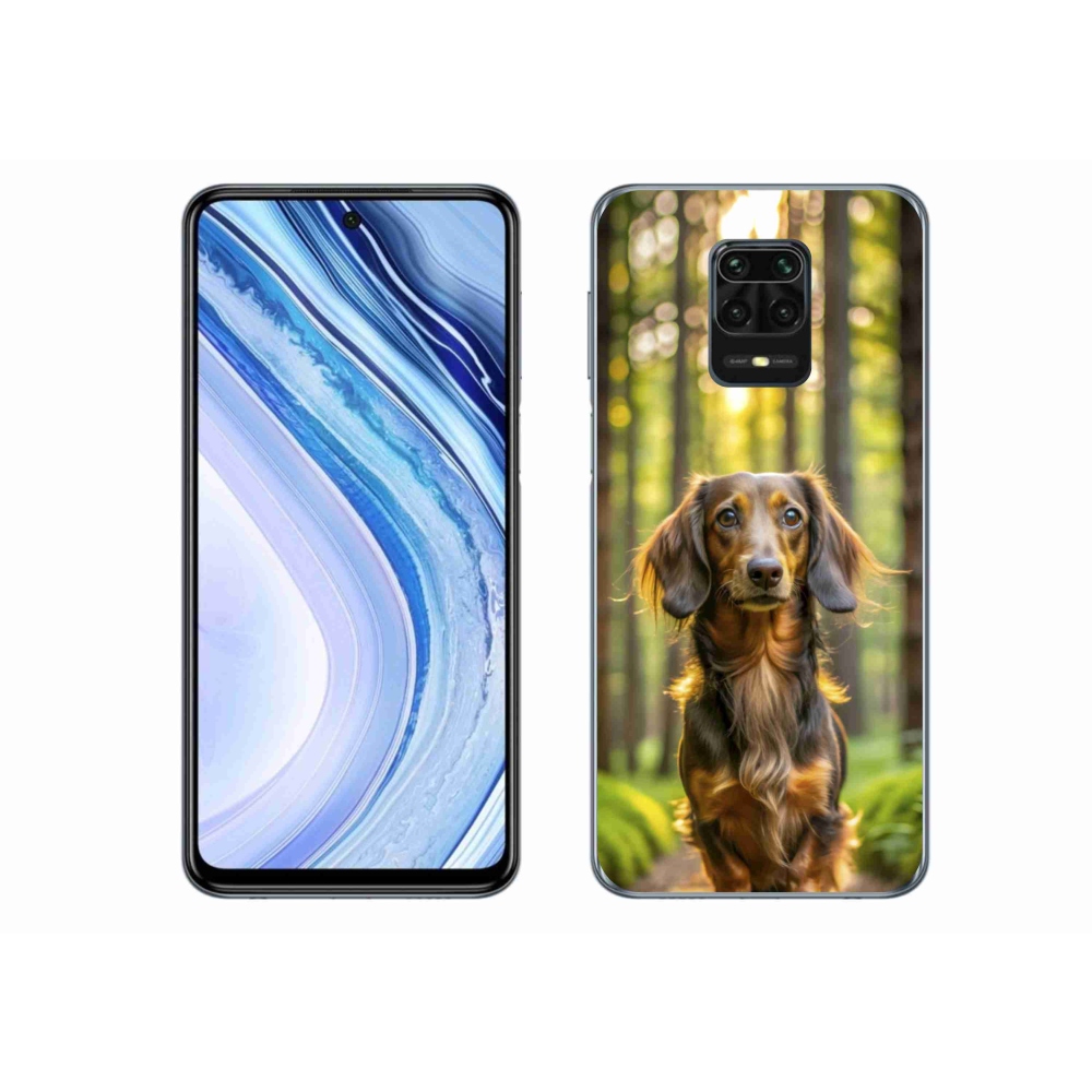 Gélový kryt mmCase na Xiaomi Redmi Note 9 Pro - jazvečík 4