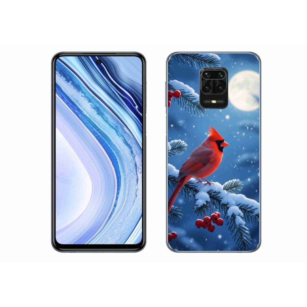 Gélový kryt mmCase na Xiaomi Redmi Note 9 Pro - kardinál červený