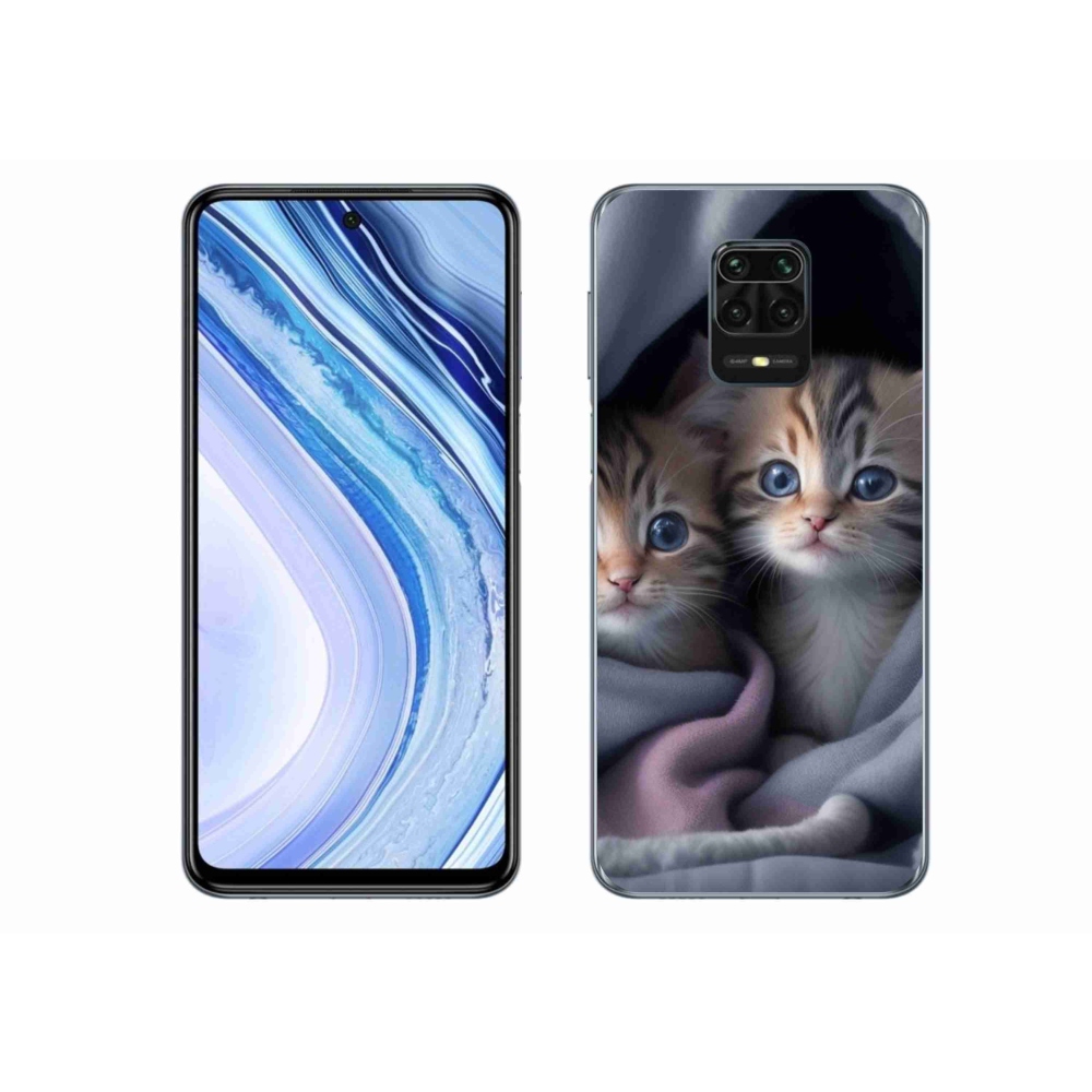 Gélový kryt mmCase na Xiaomi Redmi Note 9 Pro - mačacie duo 2