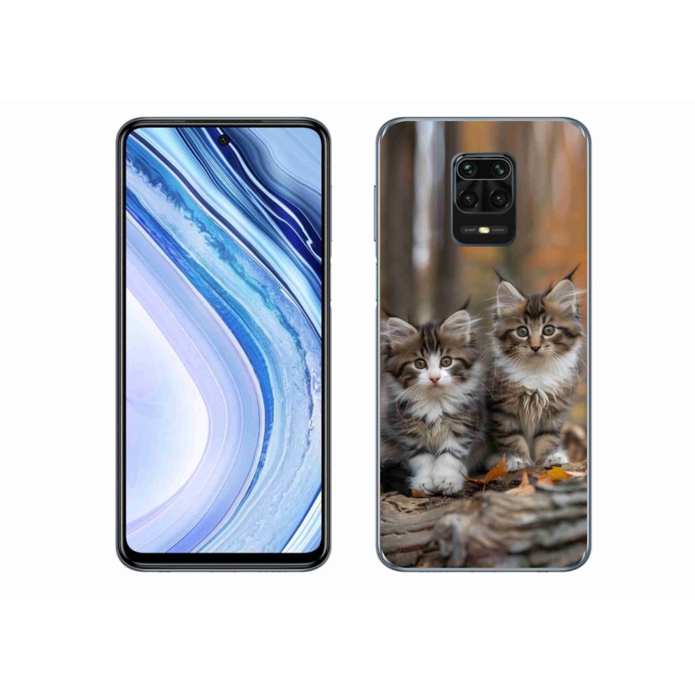Gélový kryt mmCase na Xiaomi Redmi Note 9 Pro - mačacie duo 3