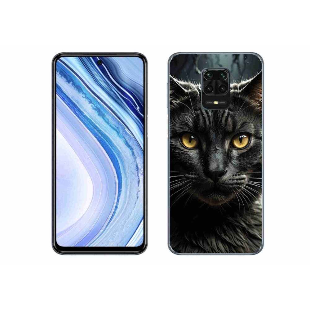 Gélový kryt mmCase na Xiaomi Redmi Note 9 Pro - mačacie pohľad 3