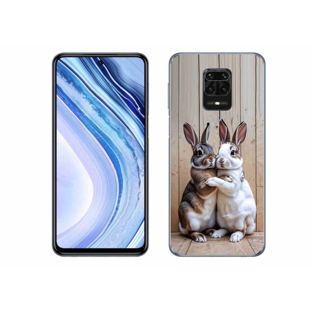 Gélový kryt mmCase na Xiaomi Redmi Note 9 Pro - králičie pár