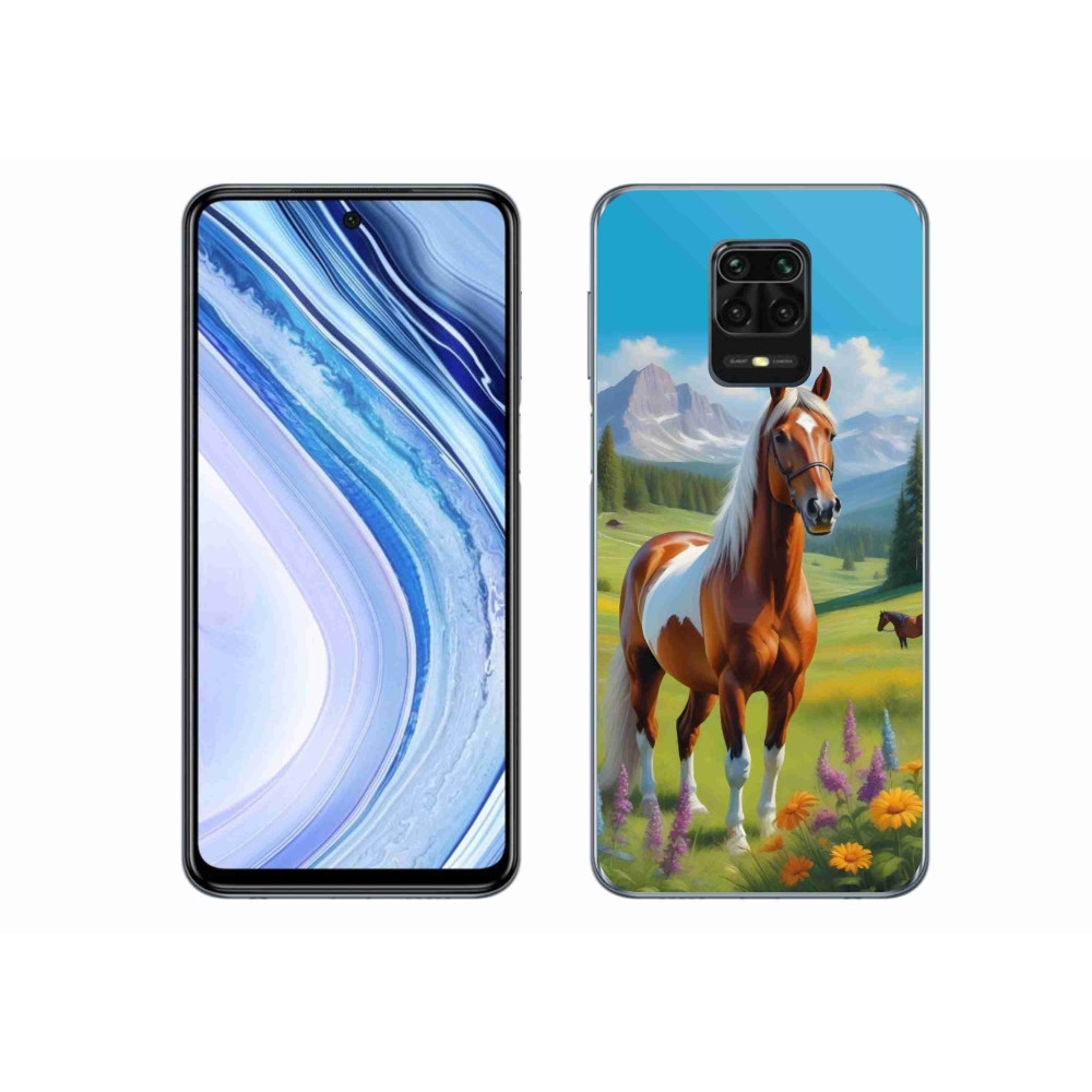 Gélový kryt mmCase na Xiaomi Redmi Note 9 Pro - kôň na lúke