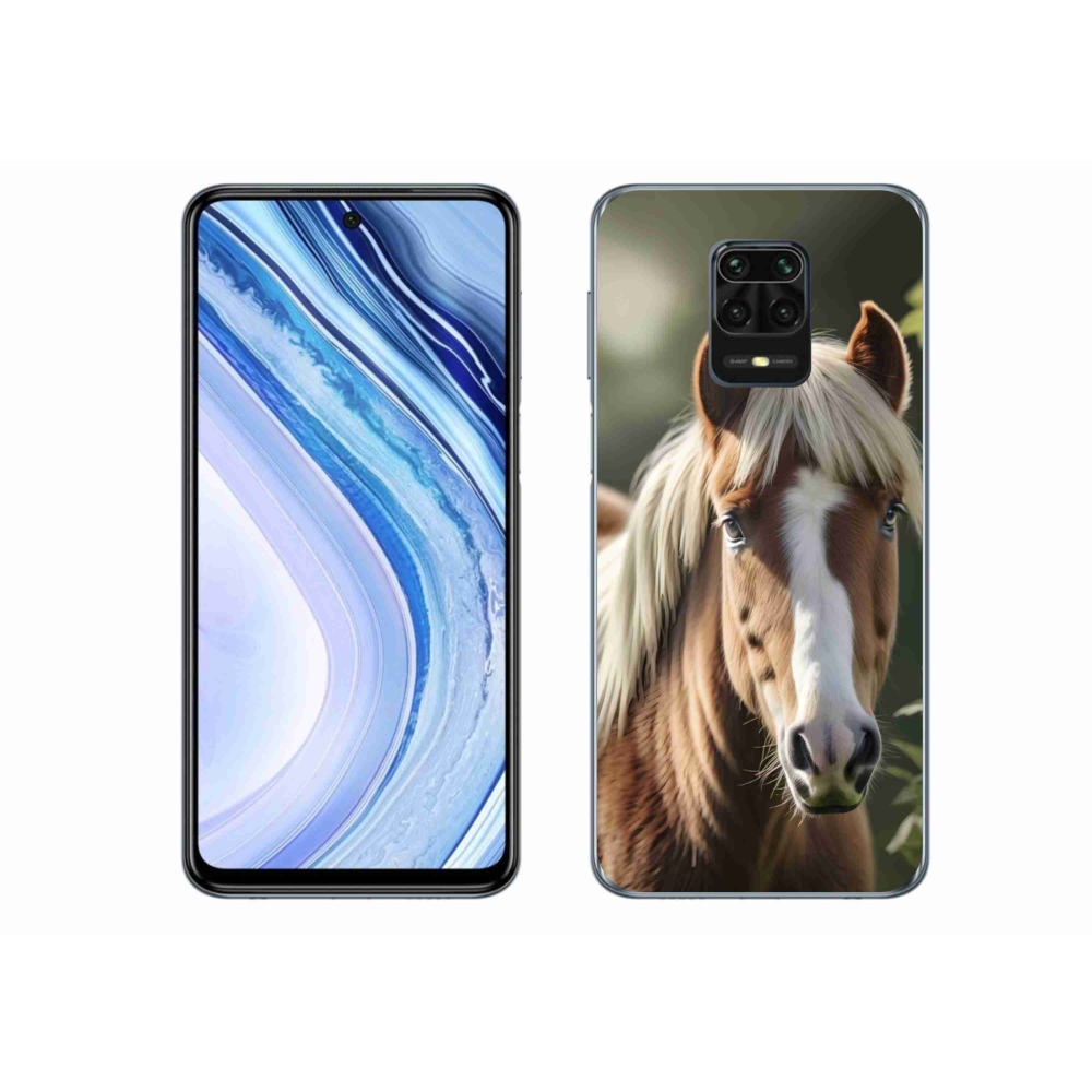 Gélový kryt mmCase na Xiaomi Redmi Note 9 Pro - kôň so svetlou hrivou