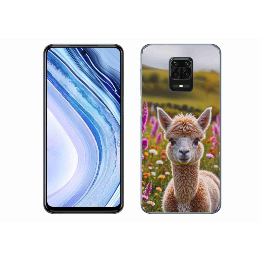 Gélový kryt mmCase na Xiaomi Redmi Note 9 Pro - lama na lúke