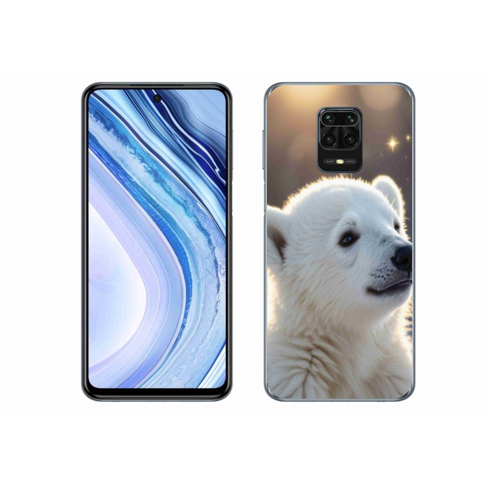 Gélový kryt mmCase na Xiaomi Redmi Note 9 Pro - ľadový medveď