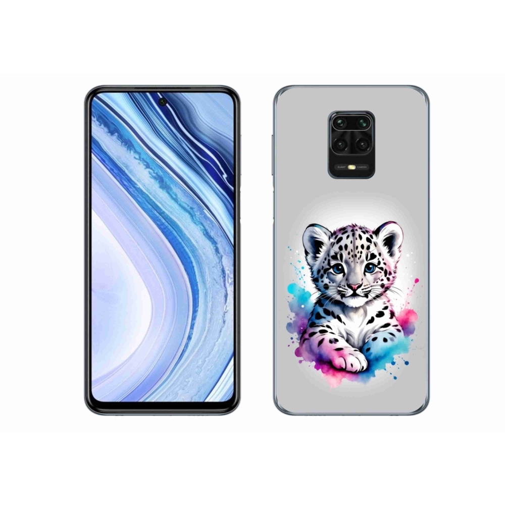 Gélový kryt mmCase na Xiaomi Redmi Note 9 Pro - leopardej mláďa