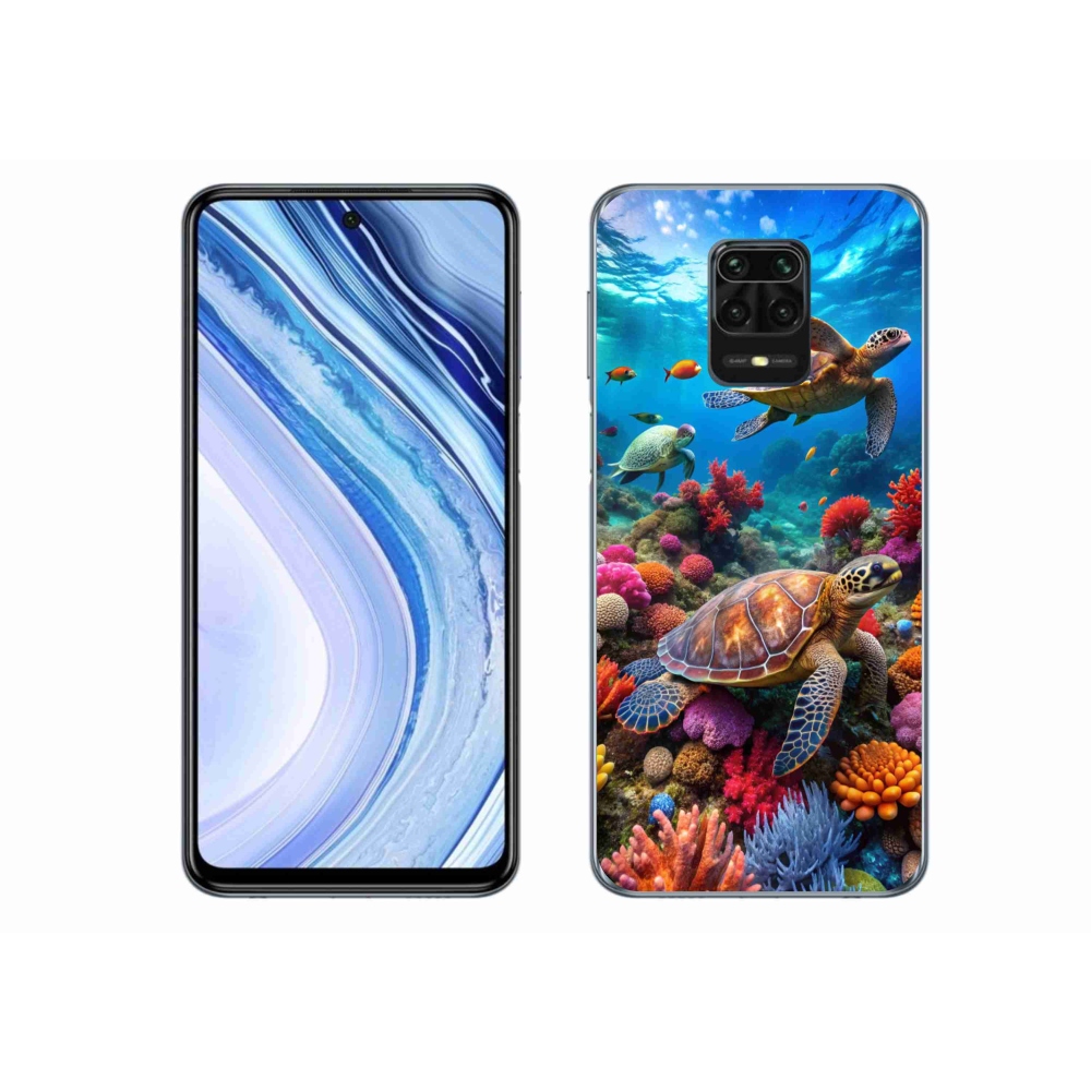 Gélový kryt mmCase na Xiaomi Redmi Note 9 Pro - morský svet 2