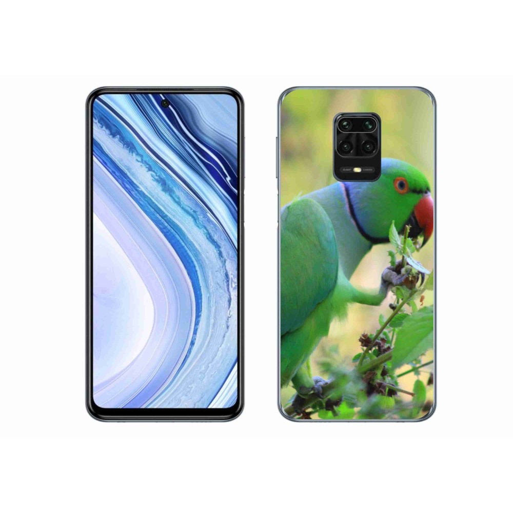Gélový kryt mmCase na Xiaomi Redmi Note 9 Pro - papagáj alexandr