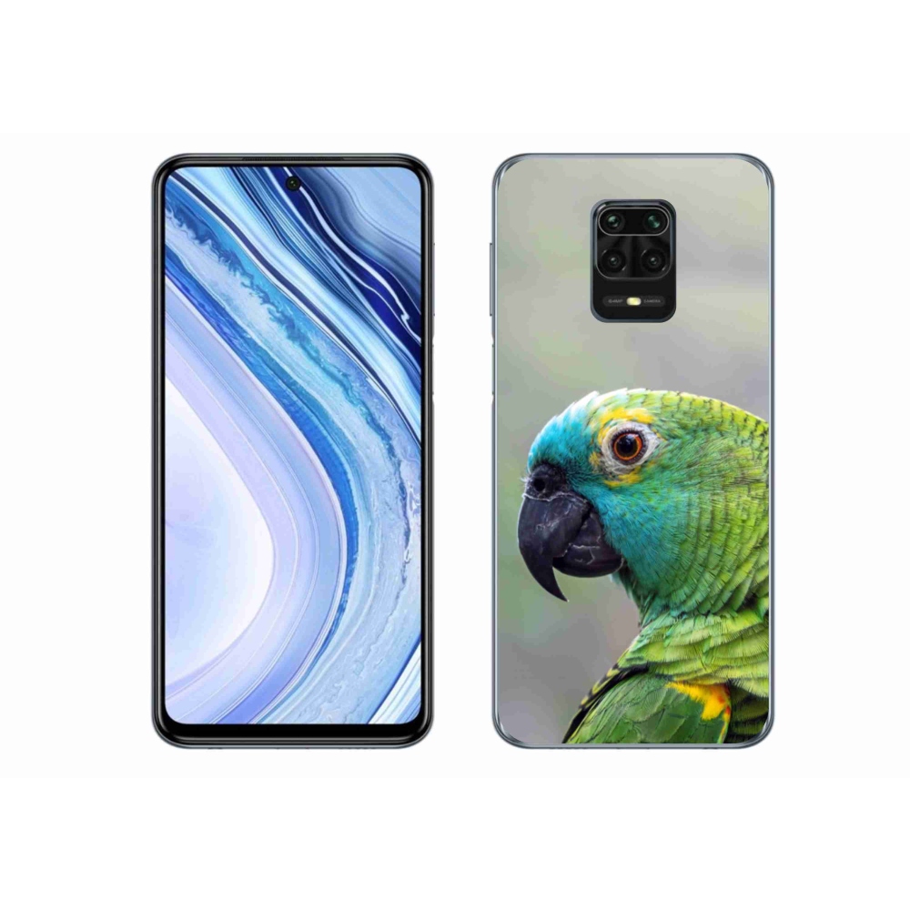 Gélový kryt mmCase na Xiaomi Redmi Note 9 Pro - papagáj amazoňan