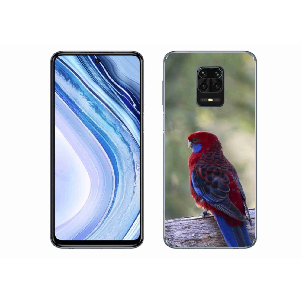 Gélový kryt mmCase na Xiaomi Redmi Note 9 Pro - papagáj rosela