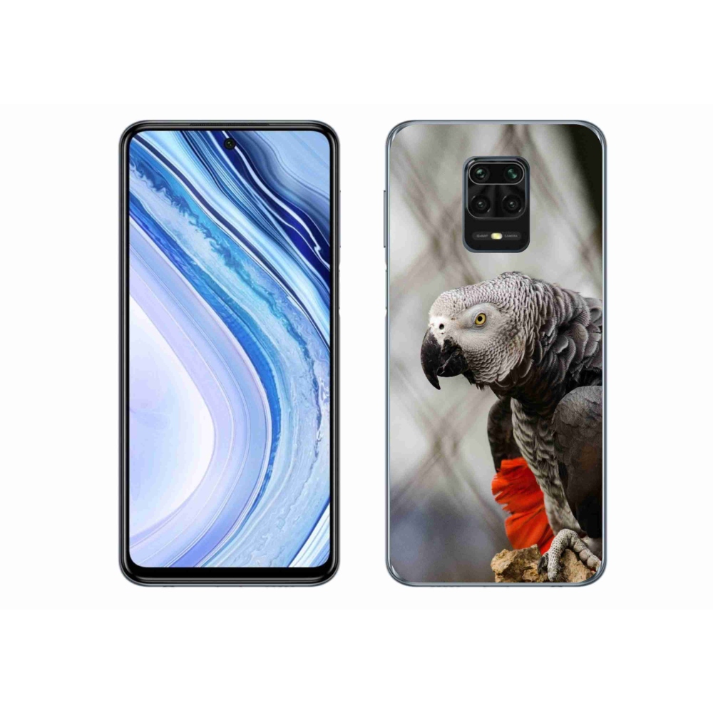 Gélový kryt mmCase na Xiaomi Redmi Note 9 Pro - papagáj žako 3