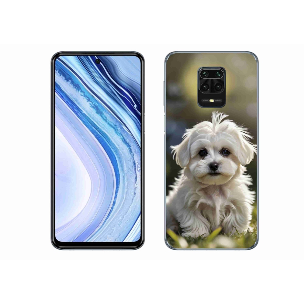 Gélový kryt mmCase na Xiaomi Redmi Note 9 Pro - roztomilý maltézsky psík