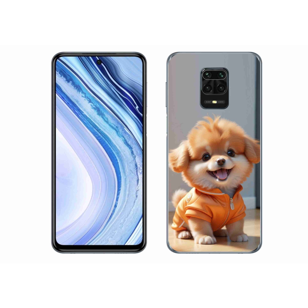 Gélový kryt mmCase na Xiaomi Redmi Note 9 Pro - roztomilý pomeranian v mikine