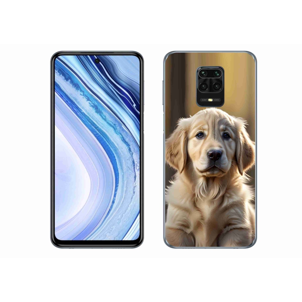 Gélový kryt mmCase na Xiaomi Redmi Note 9 Pro - roztomilý zlatý retriever