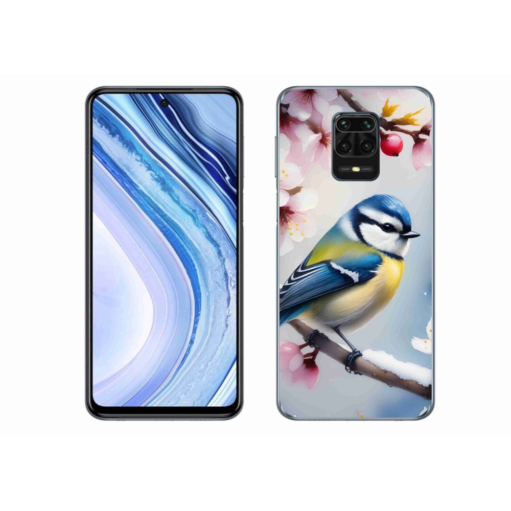 Gélový kryt mmCase na Xiaomi Redmi Note 9 Pro - sýkorka