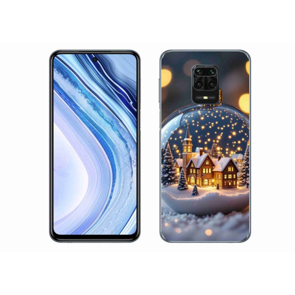 Gélový kryt mmCase na Xiaomi Redmi Note 9 Pro - vianočné gule 4