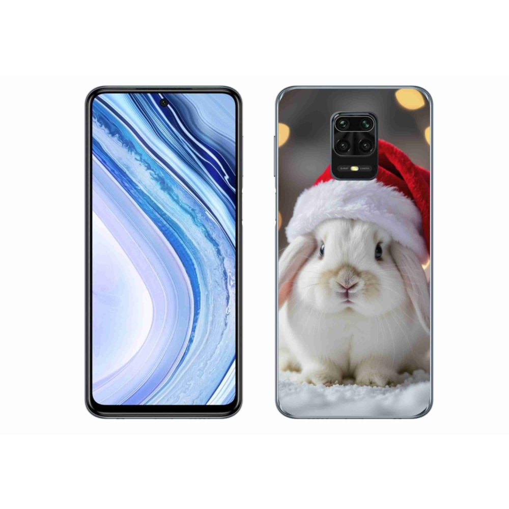 Gélový kryt mmCase na Xiaomi Redmi Note 9 Pro - vianočný králik