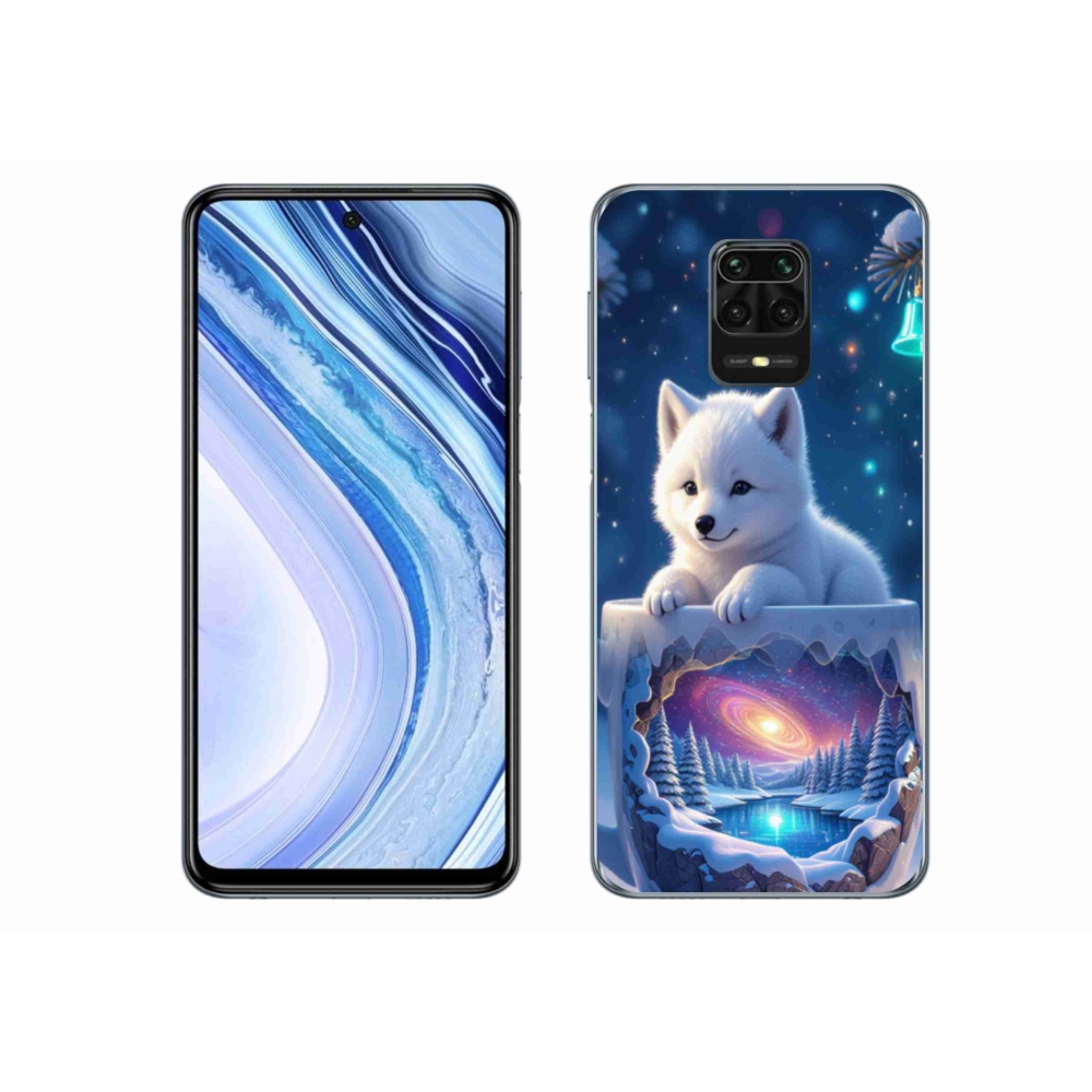 Gélový kryt mmCase na Xiaomi Redmi Note 9 Pro - vianočné šteňa