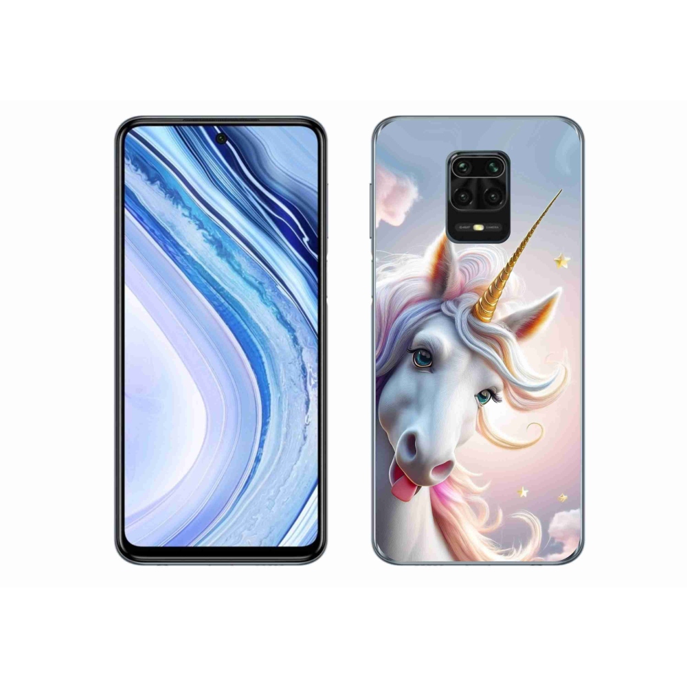 Gélový kryt mmCase na Xiaomi Redmi Note 9 Pro - veselý jednorožec