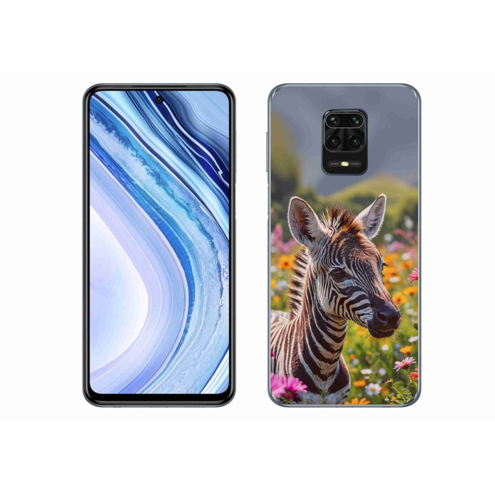 Gélový kryt mmCase na Xiaomi Redmi Note 9 Pro - zebra na lúke