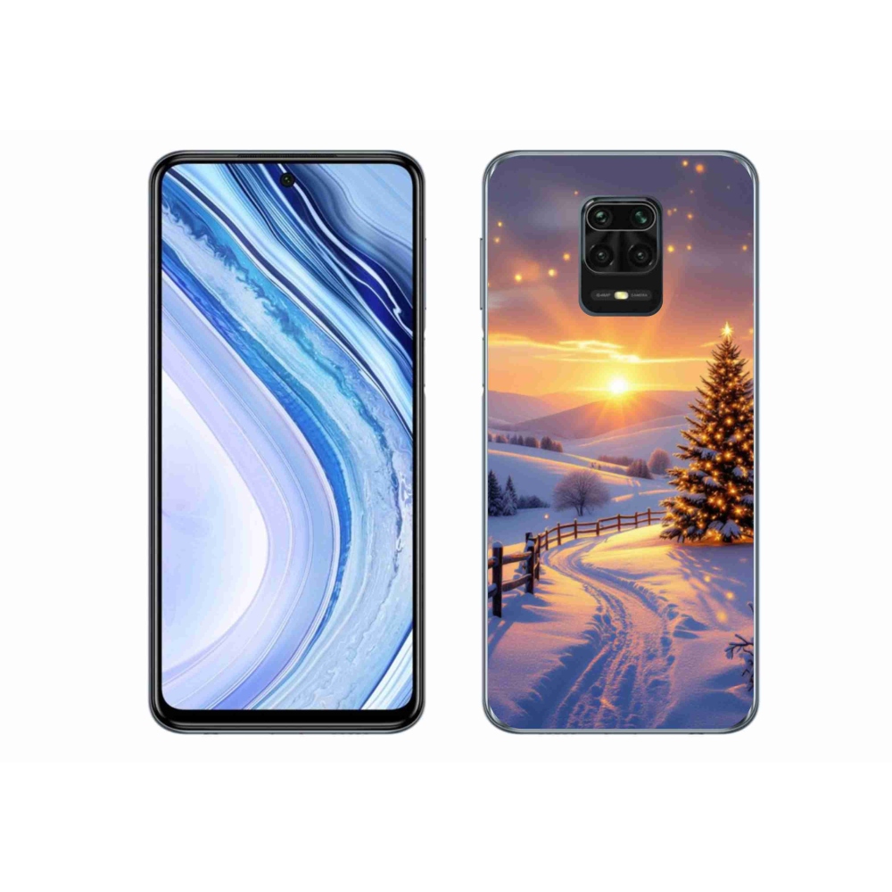 Gélový kryt mmCase na Xiaomi Redmi Note 9 Pro - zimná krajina