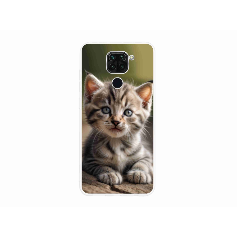 Gélový kryt mmCase na Xiaomi Redmi Note 9 - roztomilé mačiatko 9