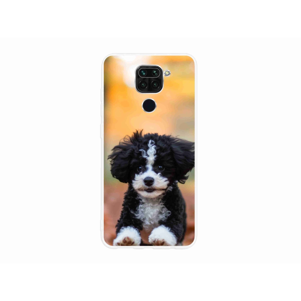 Gélový kryt mmCase na Xiaomi Redmi Note 9 - roztomilé šteňa 2