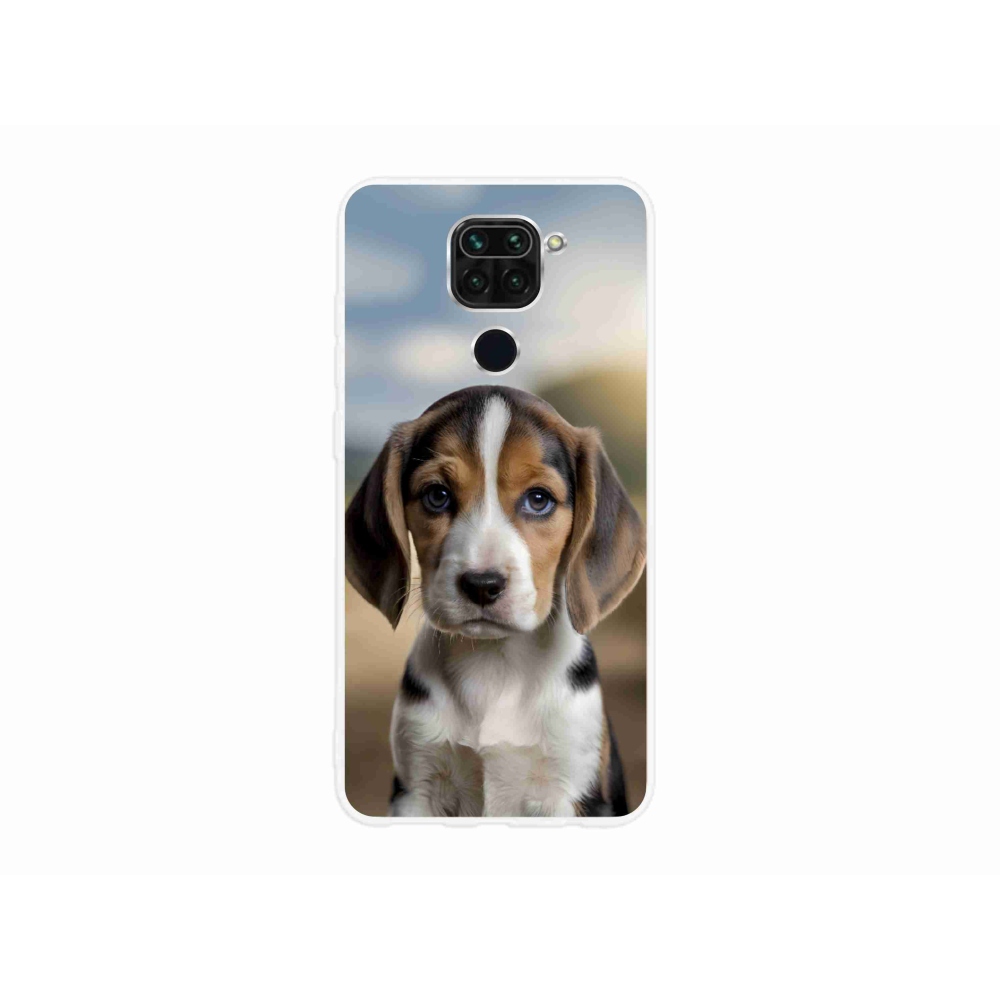 Gélový kryt mmCase na Xiaomi Redmi Note 9 - roztomilý bígl