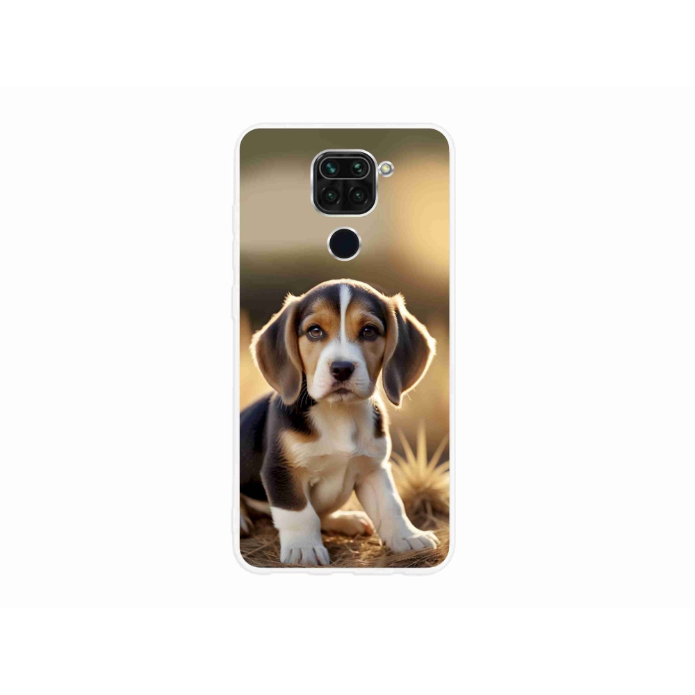 Gélový kryt mmCase na Xiaomi Redmi Note 9 - roztomilý bígl
